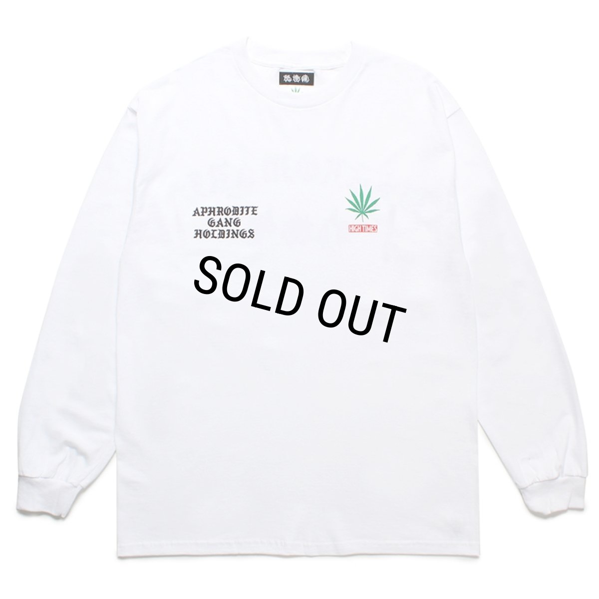 画像1: WACKO MARIA/舐達麻 / HIGH TIMES / LONG SLEEVE T-SHIRT（WHITE）［プリント長袖T-24春夏］ (1)