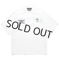 WACKO MARIA/舐達麻 / HIGH TIMES / 50'S OPEN COLLAR SHIRT（WHITE）［50'Sオープンカラーシャツ-24春夏］
