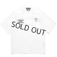 WACKO MARIA/舐達麻 / HIGH TIMES / 50'S OPEN COLLAR SHIRT（WHITE）［50'Sオープンカラーシャツ-24春夏］