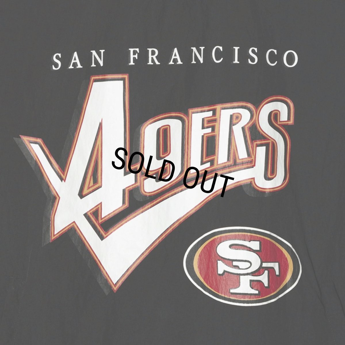 画像4: CALEE/× NFL 49ERS S/S NYLON GAME SH（BLACK）［ナイロンゲームシャツ-24春夏］ (4)