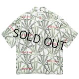 WACKO MARIA/HIGH TIMES / HAWAIIAN SHIRT（WHITE）［ハワイアンシャツ-24春夏］