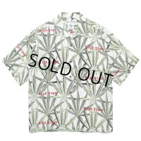 WACKO MARIA/HIGH TIMES / HAWAIIAN SHIRT（WHITE）［ハワイアンシャツ-24春夏］