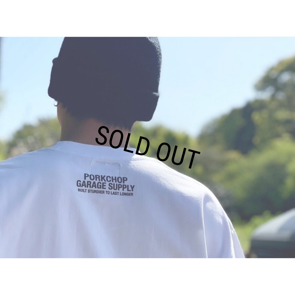 画像6: PORKCHOP/LOGO PORK TEE（WHITE）［プリントT-24春夏］ (6)