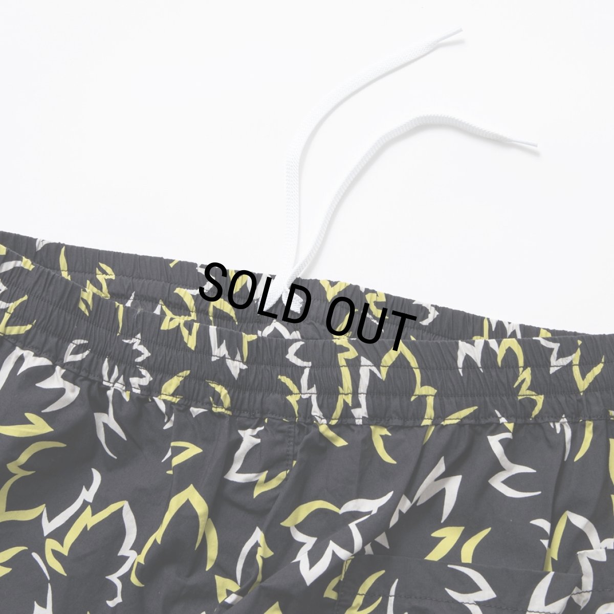 画像3: RATS/LEAF COTTON SHORTS（BLACK）［リーフコットンショーツ-24春夏］ (3)