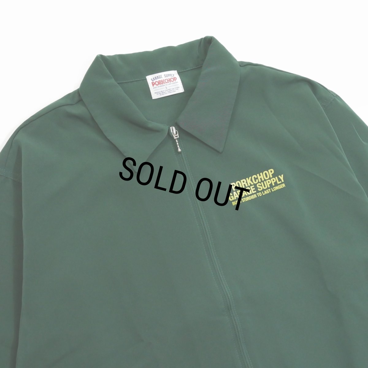 画像3: PORKCHOP/LOGO PORK LOOSE JKT（DARK GREEN）［ルーズJKT-24春夏］ (3)