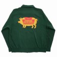 画像2: PORKCHOP/LOGO PORK LOOSE JKT（DARK GREEN）［ルーズJKT-24春夏］ (2)