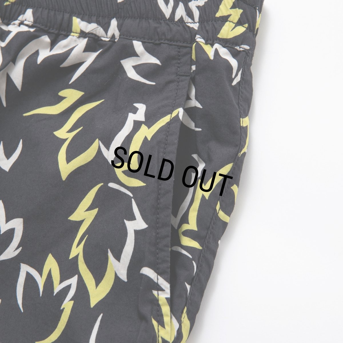 画像4: RATS/LEAF COTTON SHORTS（BLACK）［リーフコットンショーツ-24春夏］ (4)