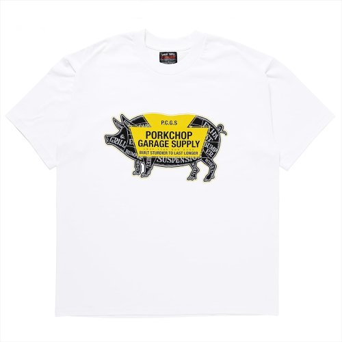 他の写真1: PORKCHOP/LOGO PORK TEE（WHITE）［プリントT-24春夏］