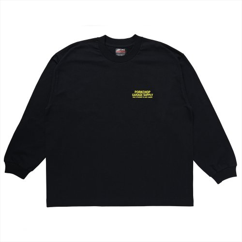 他の写真1: PORKCHOP/LOGO PORK L/S TEE（BLACK）［プリント長袖T-24春夏］