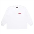 画像2: PORKCHOP/LOGO PORK L/S TEE（WHITE）［プリント長袖T-24春夏］ (2)