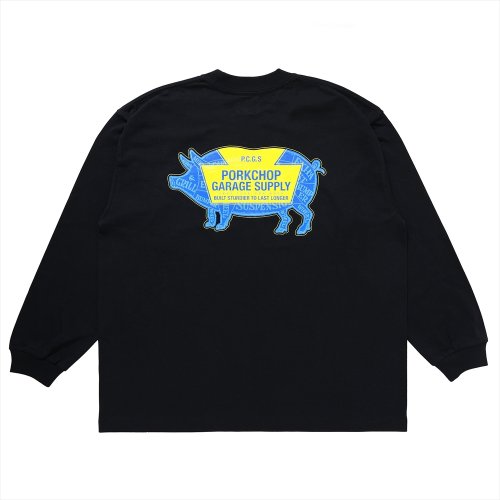 他の写真2: PORKCHOP/LOGO PORK L/S TEE（BLACK）［プリント長袖T-24春夏］