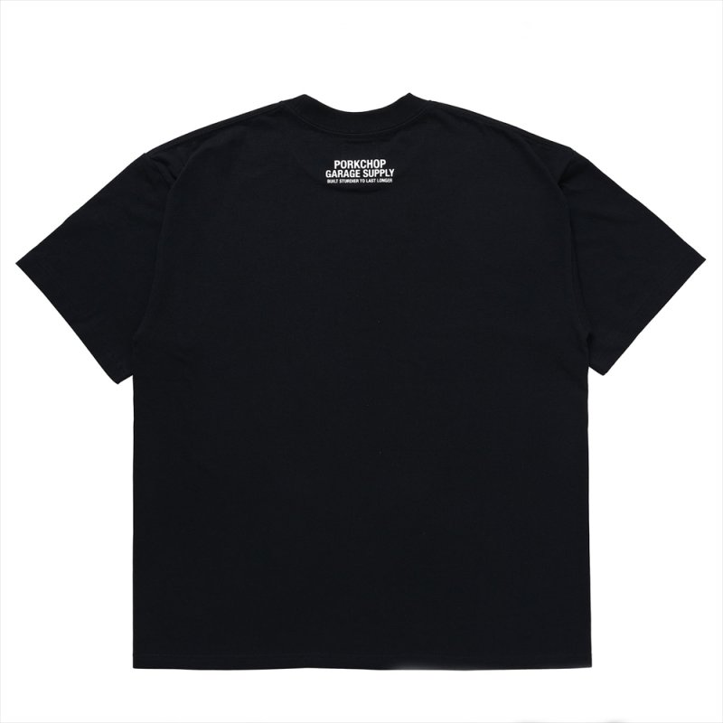 画像2: PORKCHOP/LOGO PORK TEE（BLACK）［プリントT-24春夏］