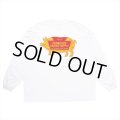 PORKCHOP/LOGO PORK L/S TEE（WHITE）［プリント長袖T-24春夏］