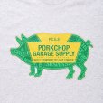 画像3: PORKCHOP/LOGO PORK TEE（GRAY）［プリントT-24春夏］