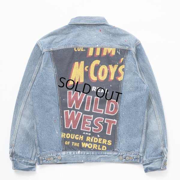 画像1: 【30%OFF】RATS/3RD TYPE PRINT DENIM JKT（INDIGO）［サードタイププリントデニムJKT-24春夏］