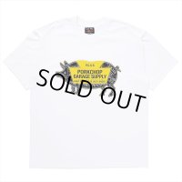 PORKCHOP/LOGO PORK TEE（WHITE）［プリントT-24春夏］