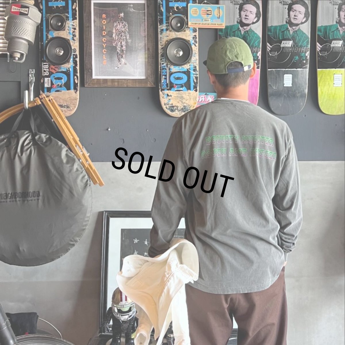 画像6: ROUGH AND RUGGED/STAMP（GREEN）［6パネルキャップ-24春夏］ (6)