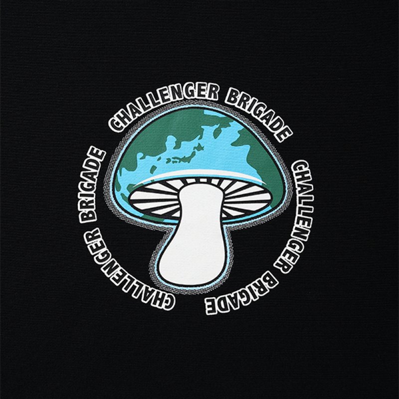 画像3: CHALLENGER/SHROOM HOODIE（BLACK）［プルオーバーパーカー-24春夏］