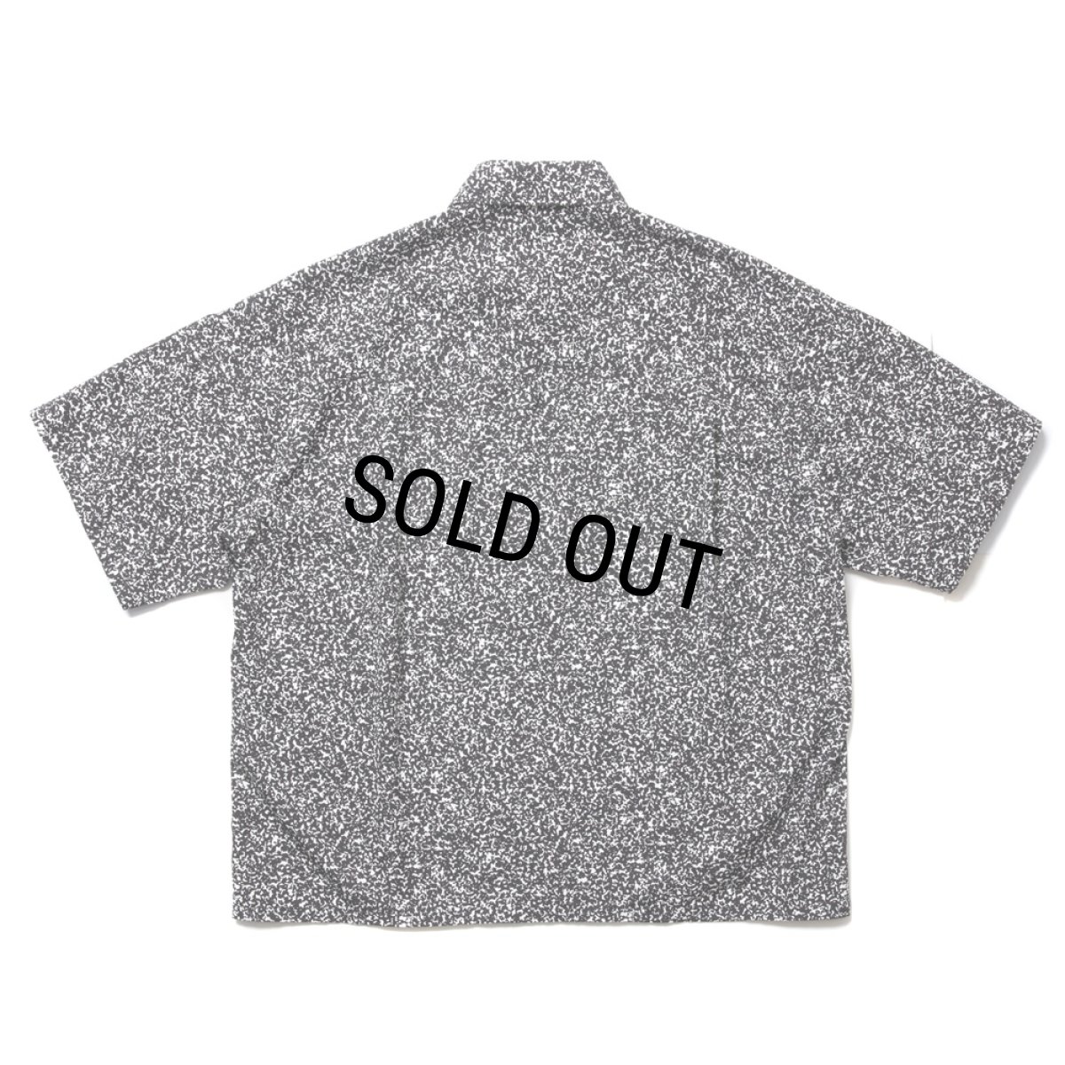 画像2: COOTIE PRODUCTIONS/Allover Printed Broad S/S Shirt（Black）［総柄ブロードシャツ-24春夏］ (2)