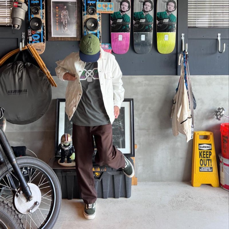 画像3: ROUGH AND RUGGED/STAMP（GREEN）［6パネルキャップ-24春夏］