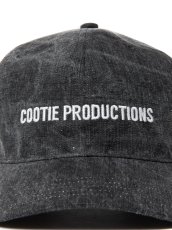 画像4: COOTIE PRODUCTIONS/Pigment Coating Twill 6 Panel Cap（Black/White）［ピグメント6パネルキャップ-24春夏］ (4)