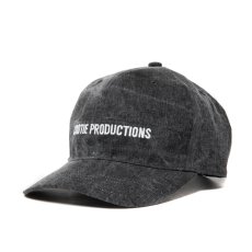 画像2: COOTIE PRODUCTIONS/Pigment Coating Twill 6 Panel Cap（Black/White）［ピグメント6パネルキャップ-24春夏］ (2)