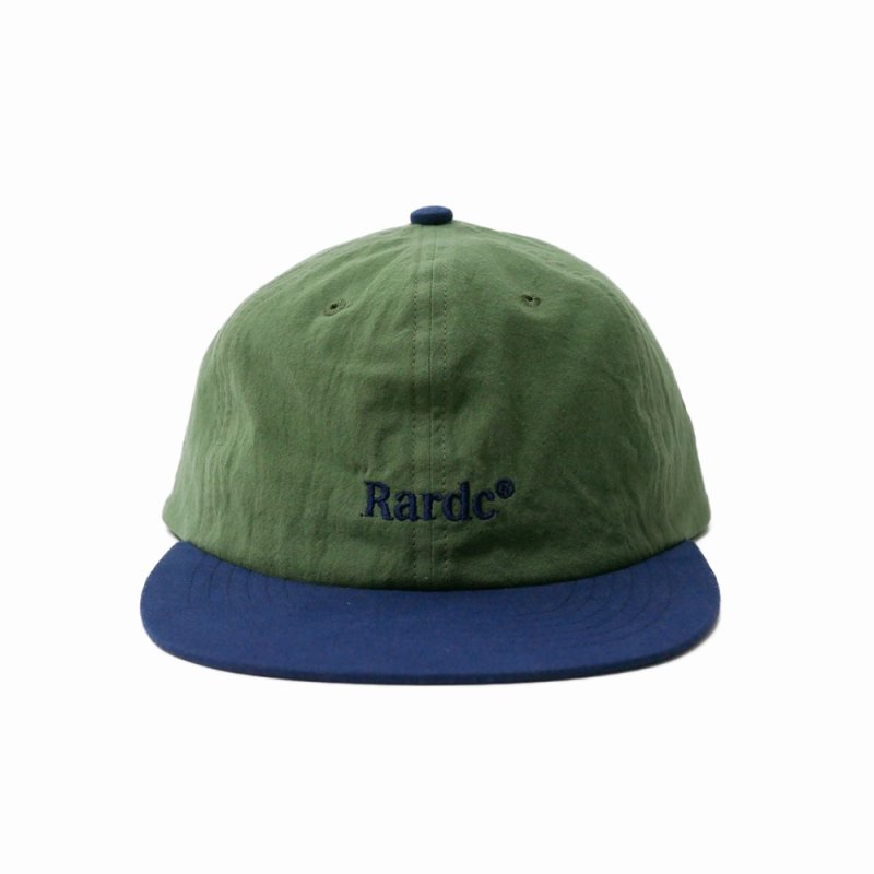 画像1: ROUGH AND RUGGED/STAMP（GREEN）［6パネルキャップ-24春夏］