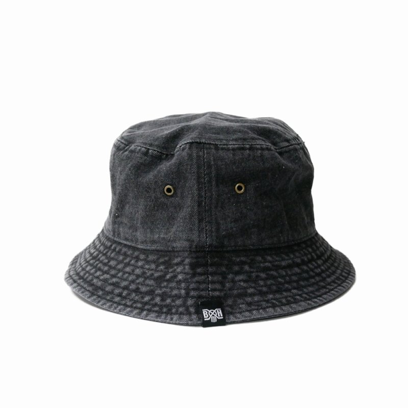 画像2: ROUGH AND RUGGED/RR × BH HAT（BLACK）［バケットハット-24春夏］