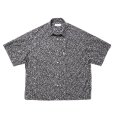 画像1: COOTIE PRODUCTIONS/Allover Printed Broad S/S Shirt（Black）［総柄ブロードシャツ-24春夏］ (1)