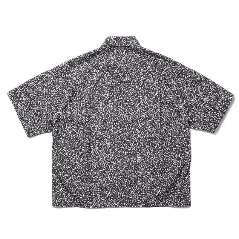 画像2: COOTIE PRODUCTIONS/Allover Printed Broad S/S Shirt（Black）［総柄ブロードシャツ-24春夏］