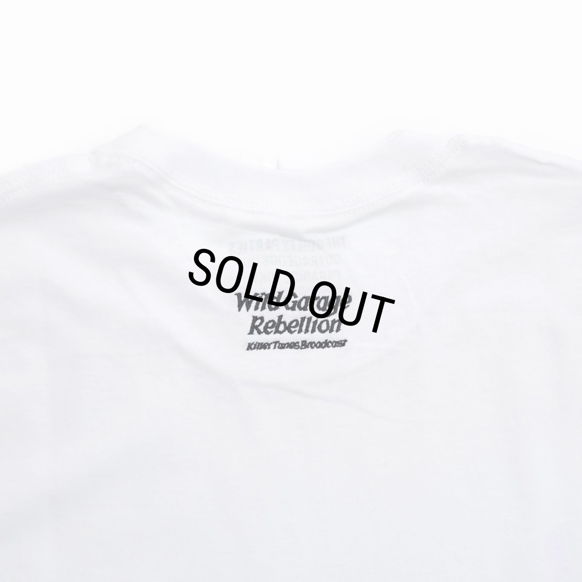 画像2: WACKO MARIA/T-SHIRT（WHITE）［プリント+刺繍T-24春夏］ (2)