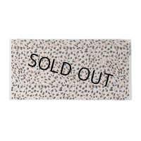 WACKO MARIA/LEOPARD JACQUARD TOWEL（LARGE）（GRAY）［レオパードジャガードタオル-24春夏］