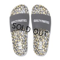 WACKO MARIA/HAYN / LEOPARD SHOWER SANDALS（YELLOW）［レオパードサンダル-24春夏］