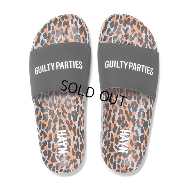 画像1: WACKO MARIA/HAYN / LEOPARD SHOWER SANDALS（ORANGE）［レオパードサンダル-24春夏］