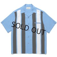 WACKO MARIA/SWITCHING 50'S OPEN COLLAR SHIRT（BLUE）［スイッチング50'Sオープンカラーシャツ-24春夏］