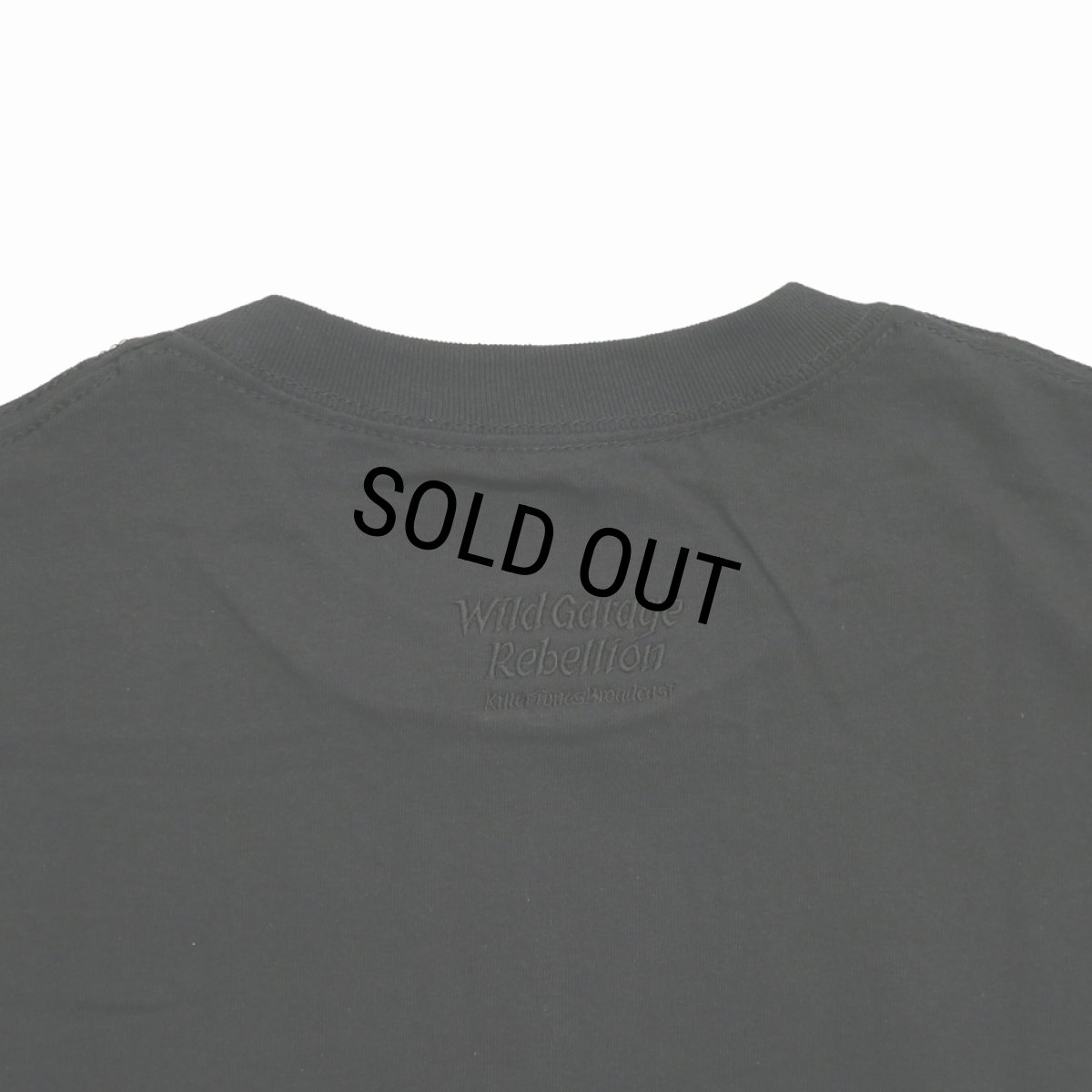 画像2: WACKO MARIA/T-SHIRT（BLACK）［刺繍T-24春夏］ (2)