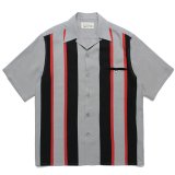 WACKO MARIA/SWITCHING 50'S OPEN COLLAR SHIRT（GRAY）［スイッチング50'Sオープンカラーシャツ-24春夏］