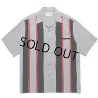 WACKO MARIA/SWITCHING 50'S OPEN COLLAR SHIRT（GRAY）［スイッチング50'Sオープンカラーシャツ-24春夏］