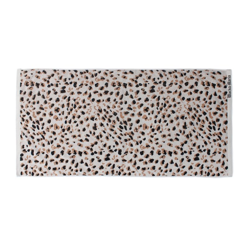 画像1: WACKO MARIA/LEOPARD JACQUARD TOWEL（LARGE）（GRAY）［レオパードジャガードタオル-24春夏］