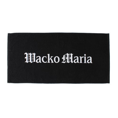 他の写真1: WACKO MARIA/LOGO JACQUARD TOWEL（LARGE）（BLACK）［ロゴジャガードタオル-24春夏］