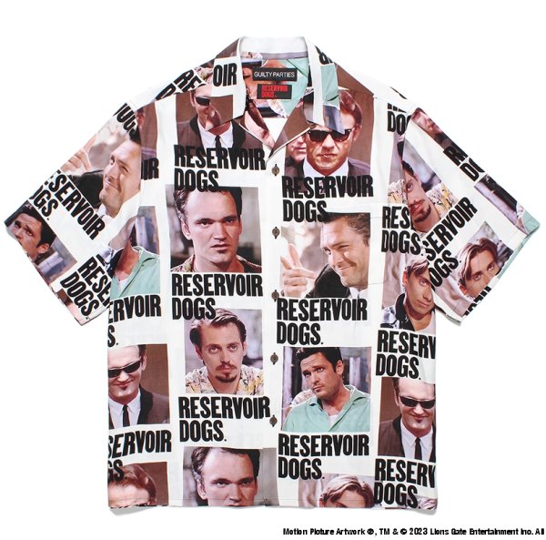 画像1: WACKO MARIA/RESERVOIR DOGS / HAWAIIAN SHIRT（WHITE）［ハワイアンシャツ-24春夏］