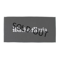 WACKO MARIA/LOGO JACQUARD TOWEL（LARGE）（BLACK）［ロゴジャガードタオル-24春夏］