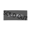 WACKO MARIA/LOGO JACQUARD TOWEL（SMALL）（BLACK）［ロゴジャガードタオル-24春夏］