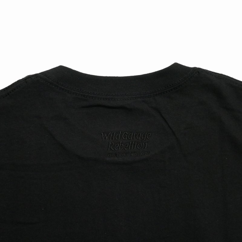 画像2: WACKO MARIA/T-SHIRT（BLACK）［プリント+刺繍T-24春夏］