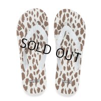 WACKO MARIA/HAYN / LEOPARD BEACH SANDALS（BROWN）［レオパードビーチサンダル-23春夏］