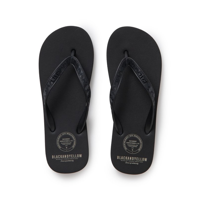 画像1: RATS/BEACH SANDAL（×HAYN）（BLACK）［ビーチサンダル-24春夏］