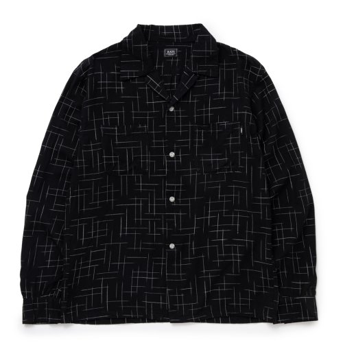 他の写真1: RATS/KASURI RAYON SHIRT（BLACK）［カスリレーヨンシャツ-24春夏］