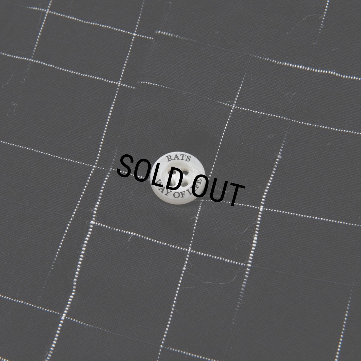 画像4: RATS/KASURI RAYON SHIRT（BLACK）［カスリレーヨンシャツ-24春夏］ (4)