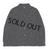 RATS/KASURI RAYON SHIRT（BLACK）［カスリレーヨンシャツ-24春夏］