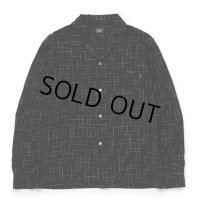 RATS/KASURI RAYON SHIRT（BLACK）［カスリレーヨンシャツ-24春夏］